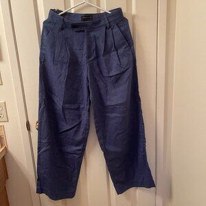 New Banana Republic Factory Linen-Blend Wide Leg Pants - Size 6 Petite
